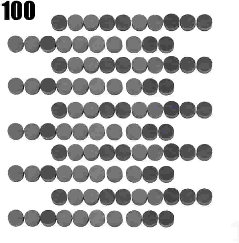 100 peças Marcadores de escala com pontos embutidos para bandolim guitarra baixo banjo ukulele, diâmetro 6,3 mm/6 mm/5 mm (preto) (6 mm) marcadores de traste para guitarra