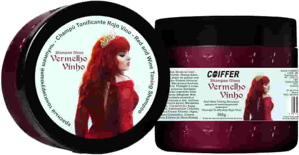 SHAMPOO TONALIZANTE VERMELHO VINHO 350G