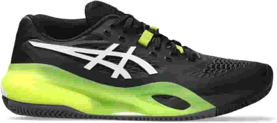 Tênis ASICS Gel-Resolution X Clay (Saibro) Masculino Preto e Verde Limão