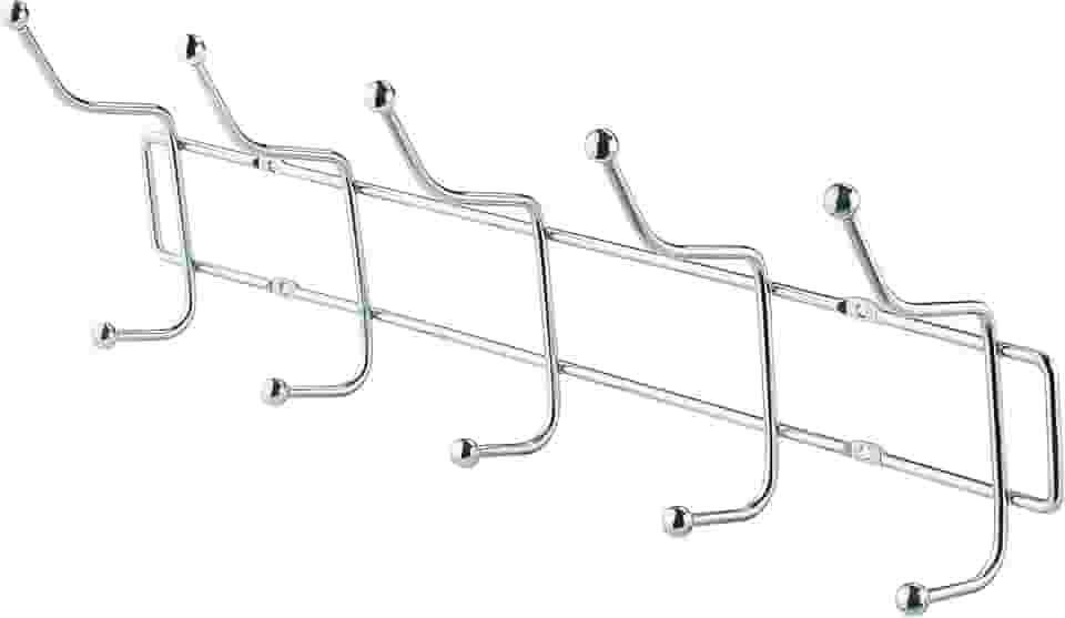 Ordene - Cabide de Metal com 5 Ganchos para Parede, Linha My Closet