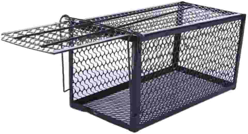 Ratoeira Armadilha Pega Rato Gaiola Grande Com Mola Roedores Captura Eficiente Para Controle De Pragas Em Ambientes Internos E Externos Com Design Seguro E Reutilizável Para Pequenos Roedores