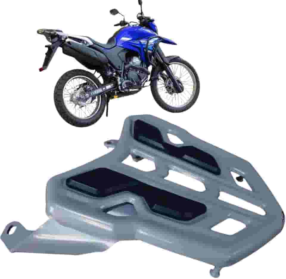 BAGAGEIRO XTZ LANDER 250 2019 A 2025 PRATA MA ACESSÓRIOS