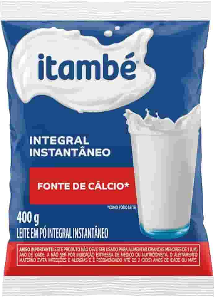Leite em Pó Integral Instantâneo Itambé Pacote 400g