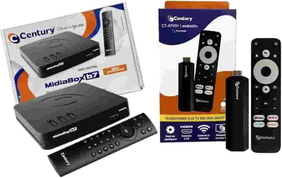 Receptor Smart TV + Receptor Midiabox B7