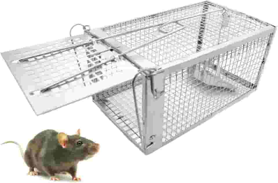 Ratoeira Viva, Conjunto de armadilha para animais de 1 peça Adequado para pegar ratos, hamsters, armadilhas para ratos animais de estimação