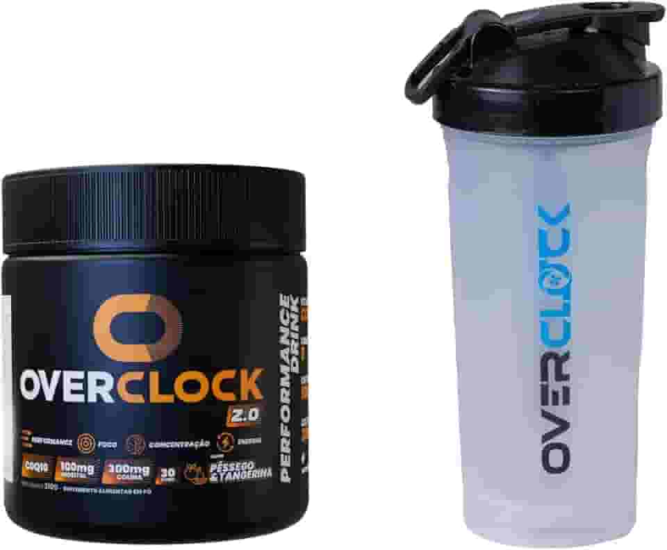 Combo Energético Gamer Overclock 2.0 Com Shakeira (Pêssego com Tangerina)