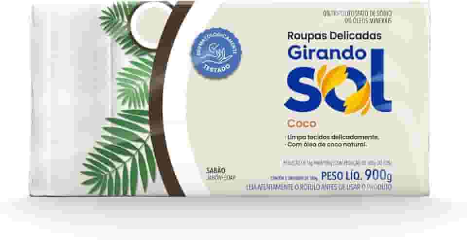 Girando Sol Sabão Em Barra Coco 1Kg