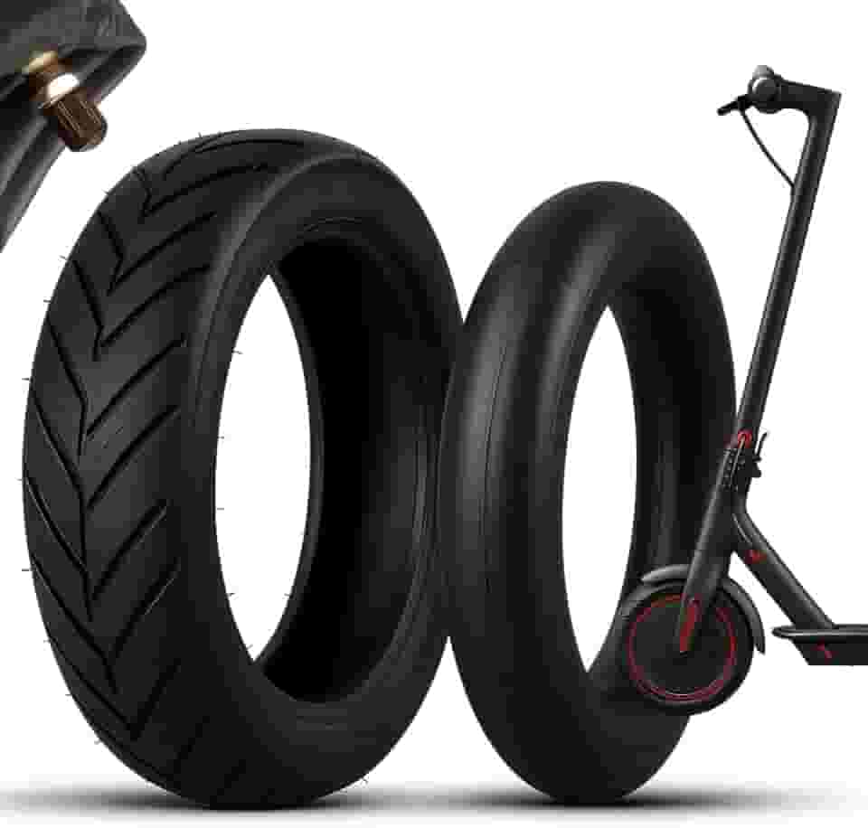 Pneu e Câmara de Ar Roda Patinete Elétrico Xiaomi Foston Atrio 8,5x2 Polegadas Inflável Resistente