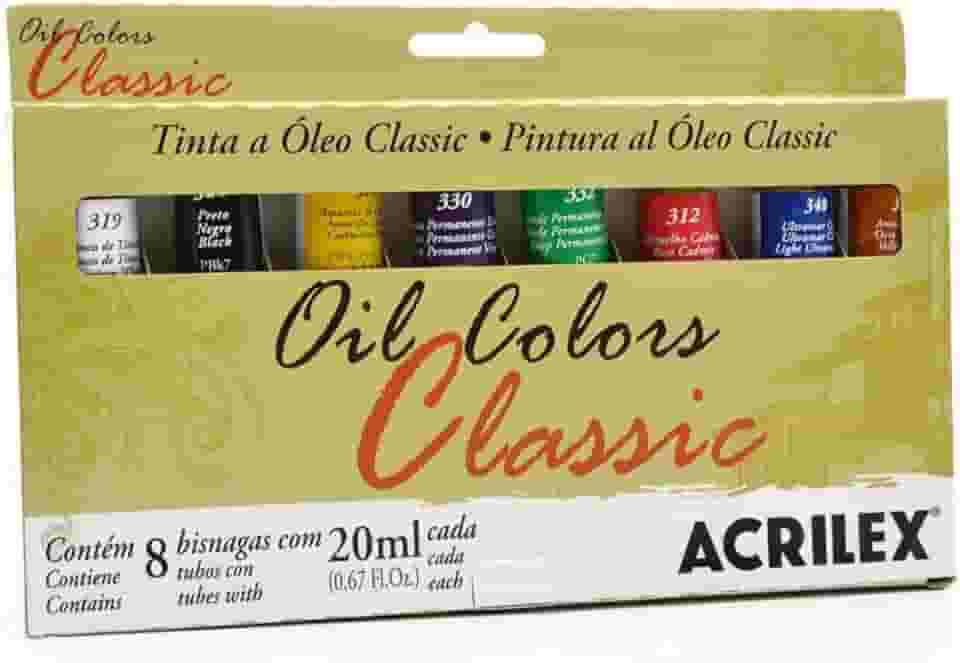 Oil Classic 20Ml 8 Cores (S)