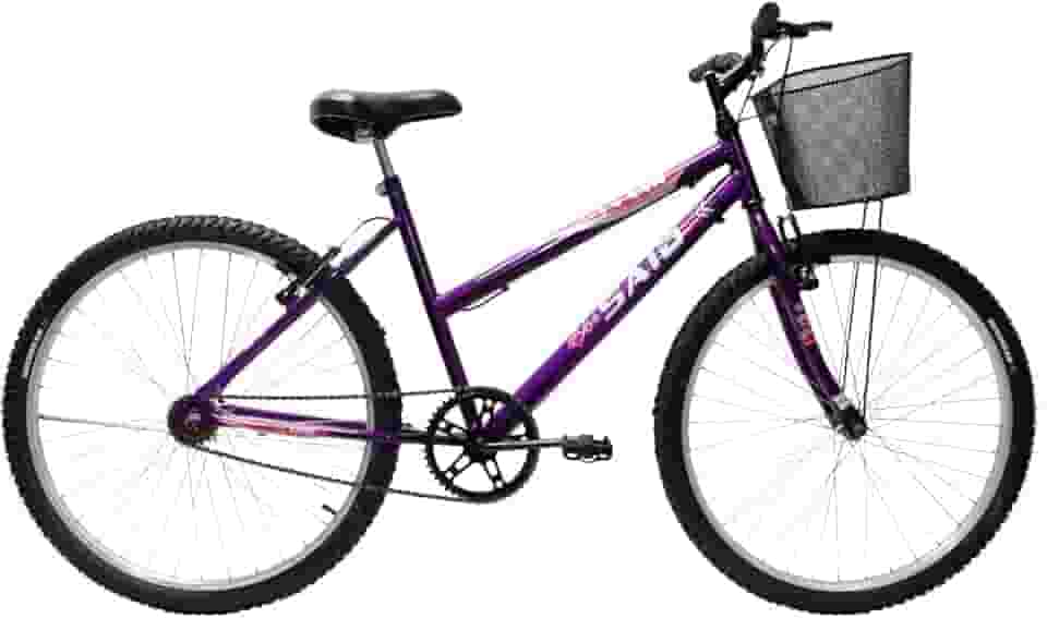 Bicicleta Aro 26 Feminina Mono Saidx Sem Marcha Com Cesta