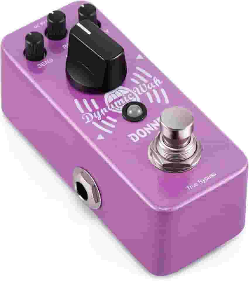 Donner Mini Pedal Automático Wah Dinâmico Wah Efeito Guitarra Pedal Envelope Filtro True Bypass