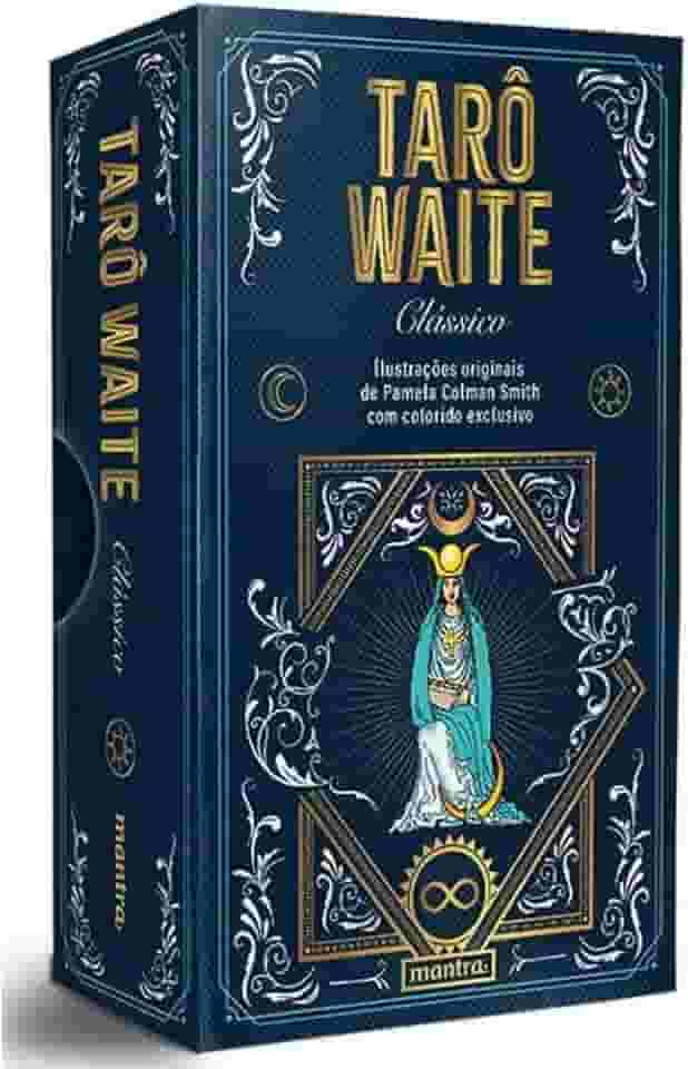 Tarô waite clássico – Deck com 78 cartas ilustradas por Pamela Colman Smith
