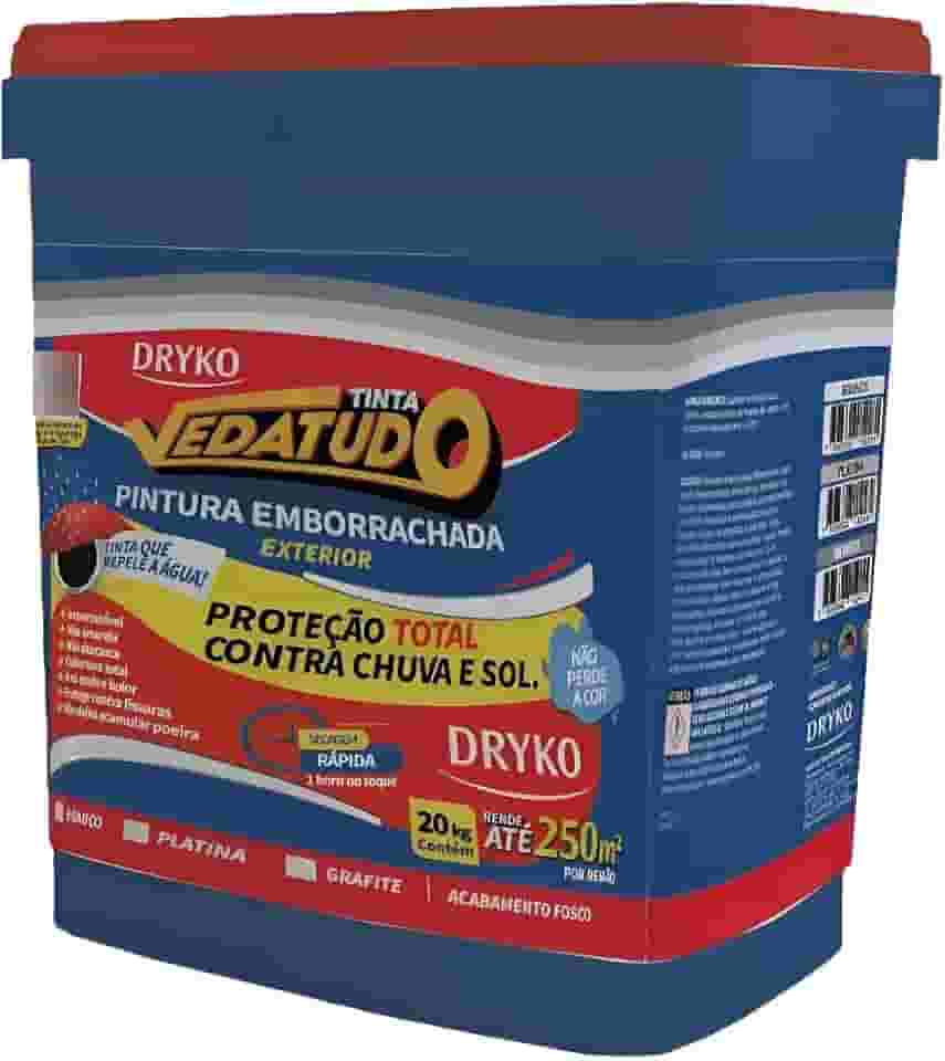 Tinta emborrachada vedatudo Branco 4kg