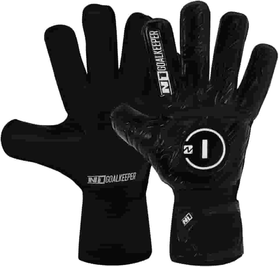 Luva de Goleiro Campo e Society Semi Profissional N1 Starter Cor:Black, Tamanho:11
