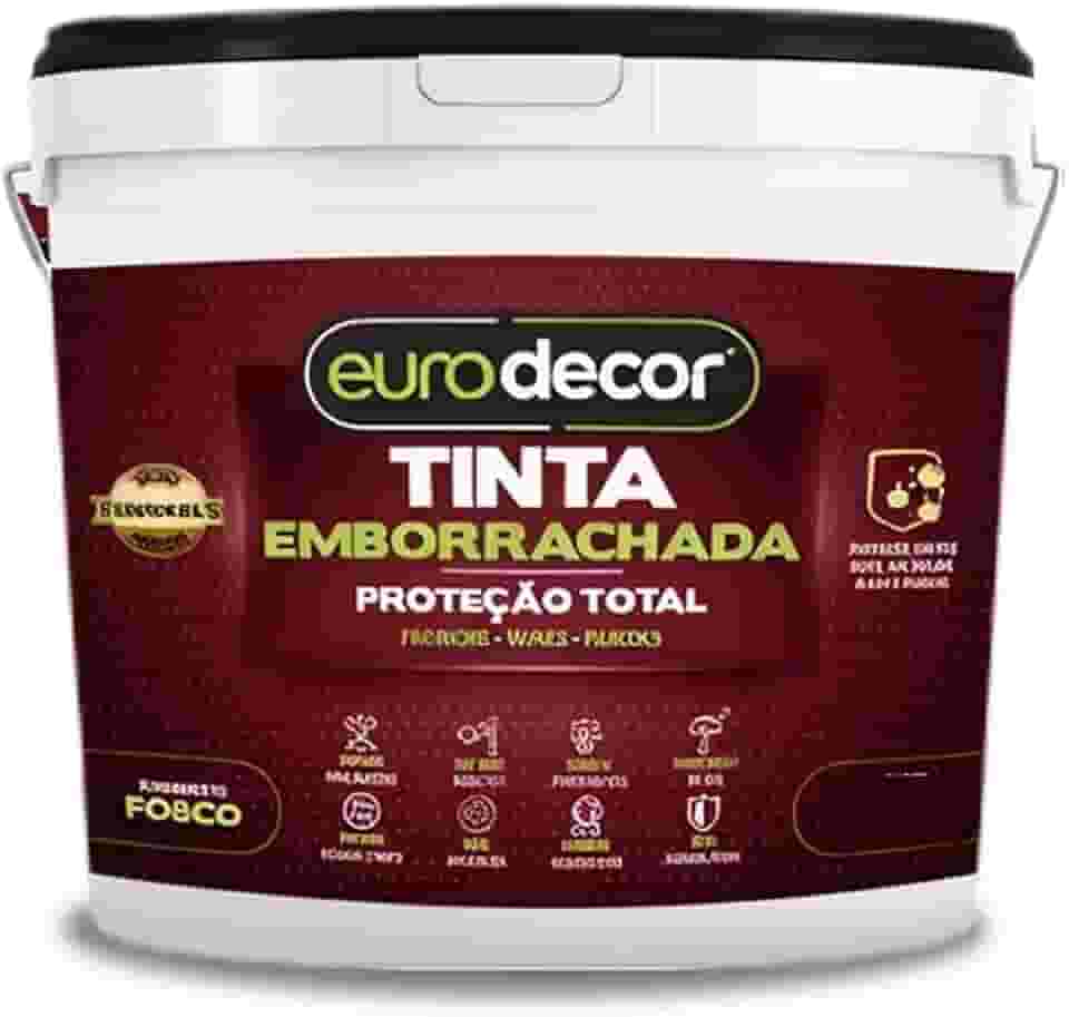 Super Tinta Emborrachada 3.6kg Contra Infiltrações Fissuras Acabamento Fosco (Branco)