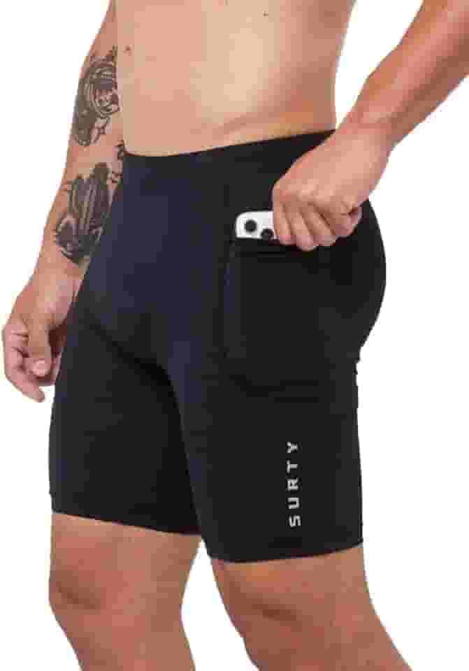 Bermuda Térmica Compressão Leve Masculina Bolso Celular SURTY Rush On