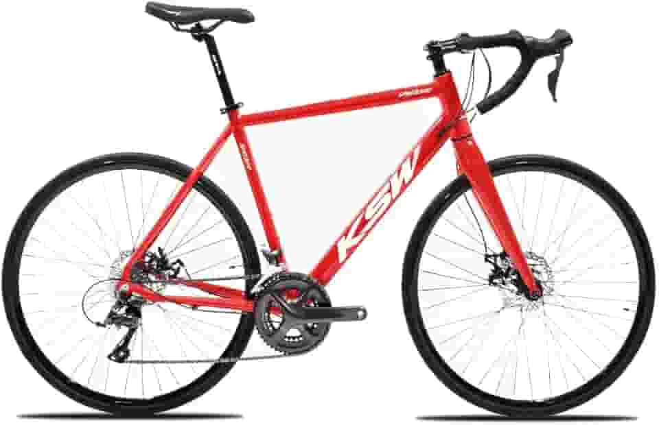 Bicicleta Aro 700 Speed KSW Road Grupo GTA 18 Marchas Relção 2x9V Sistema STI