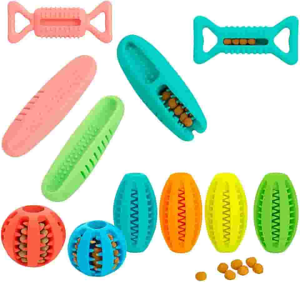 Brinquedo Mordedor Interativo para Pets, C�es, Gatos � Estimula, Distrai e Ajuda na Higiene | Antiestresse c/Espa�o para Pastas ou Petiscos (m�dio) modelo sortido