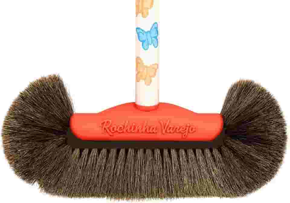 Vassoura de Pelo Crina Bola Original com Cabo, Limpeza Doméstica