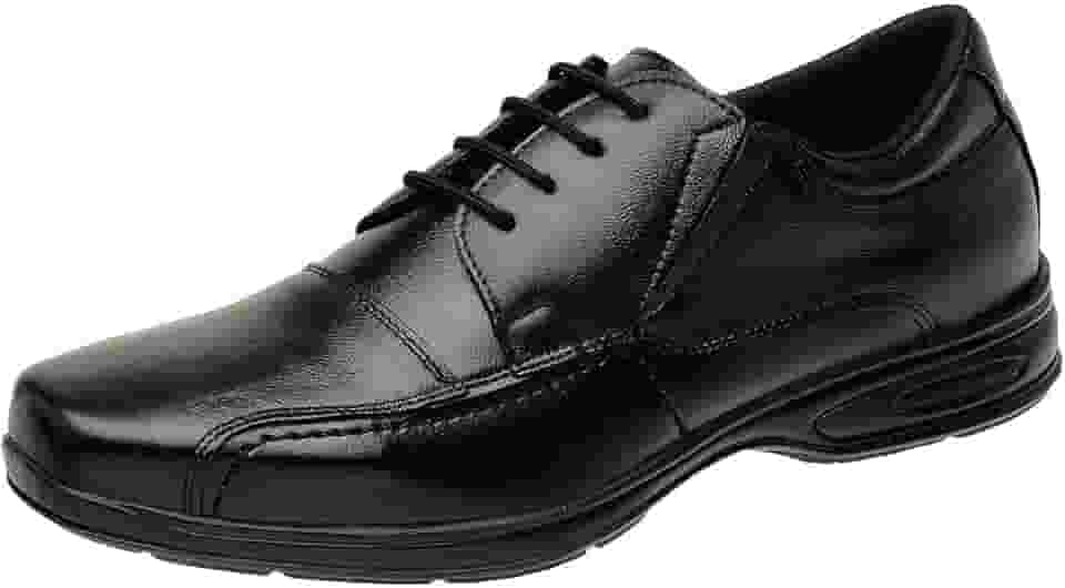 Sapato Social Couro Legítimo Anti Stress Conforto Ortopédico 5070