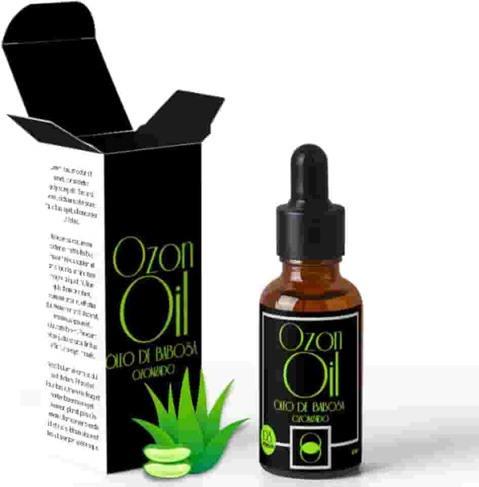 Óleo De Babosa Aloe Vera Ozonizado 30ml – 100% Puro, Super Concentrado, Vidro Âmbar Premium