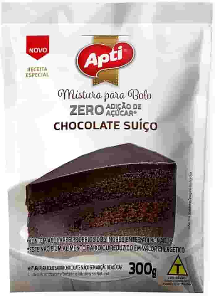 Mistura para bolo de Chocolate Suiço Zero Açúcar