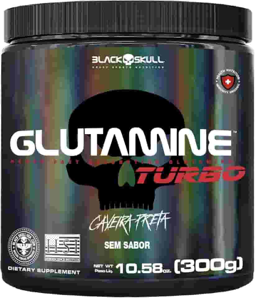 Glutamine Turbo 300G, Black Skull