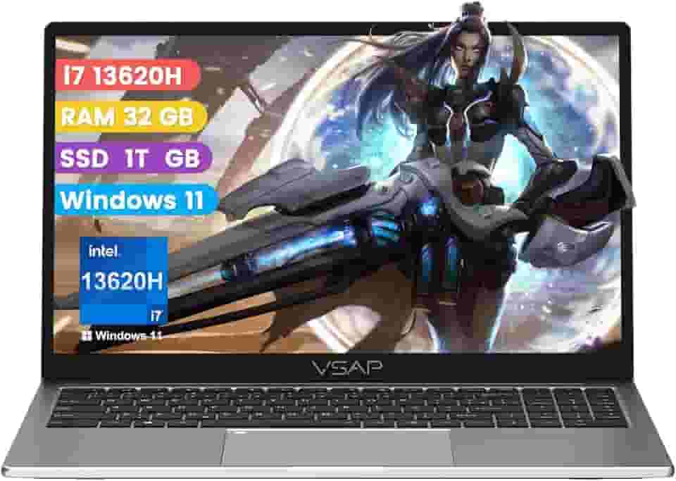 Notebook i7 13620H 32GB RAM 1TB SSD Laptop Win11 15.6in