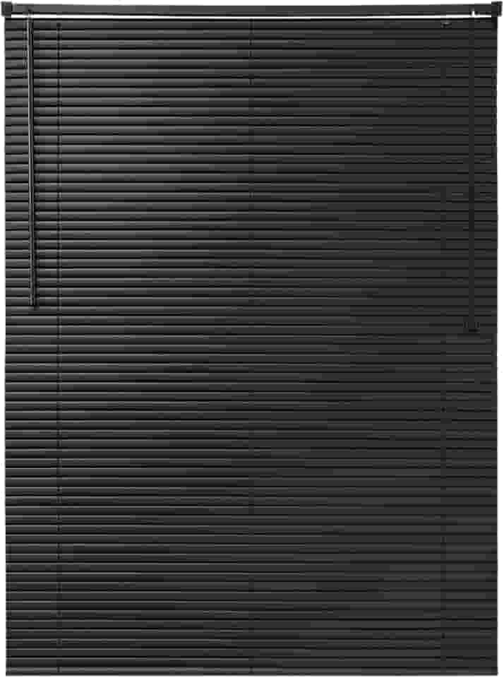Persiana para Janela com Lâminas Horizontais de PVC 25mm L 1,60 x A 1,60 m Preta