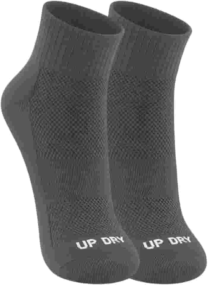 Meia Performance Esportiva Cano Médio Up Dry Anti Bolha Anatômica Academia Caminhada Corrida Bike