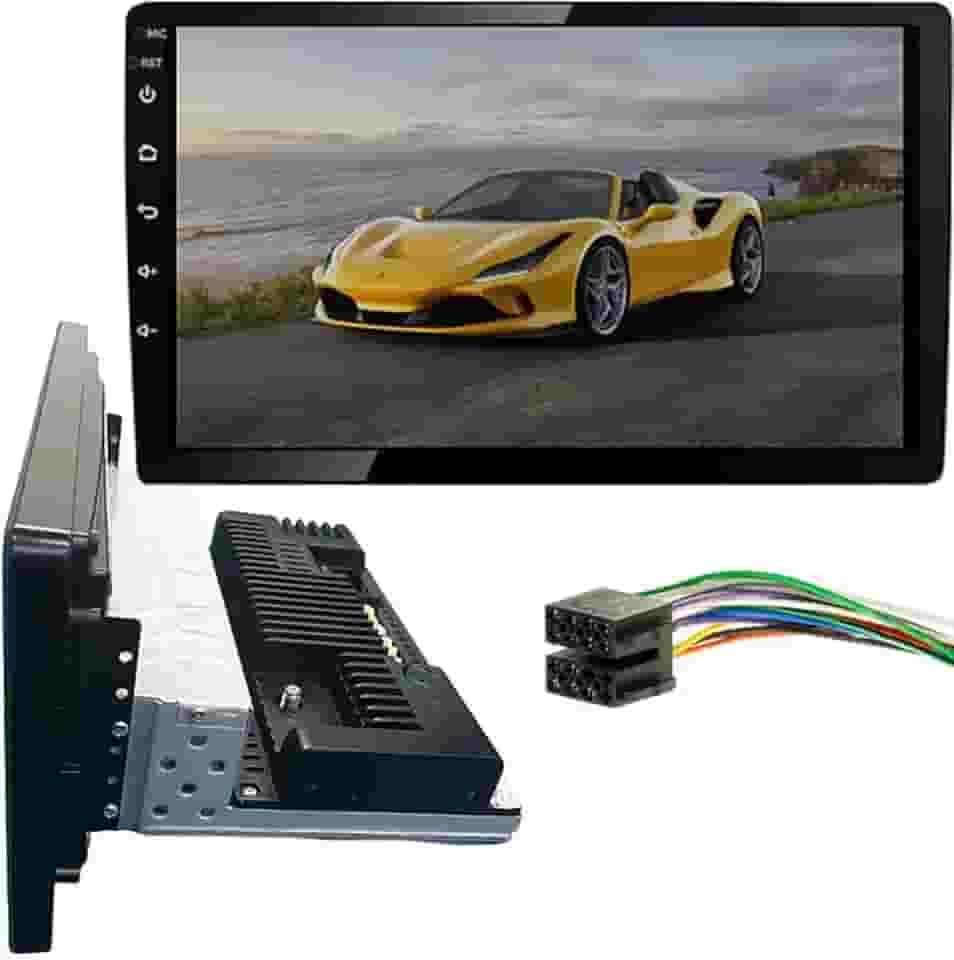 Aparelho de som automotivo MP5 1DIN ou 2DIN tela de 9" HT-9722 Sistema Android 11, 1GB de RAM 16GB de memória interna