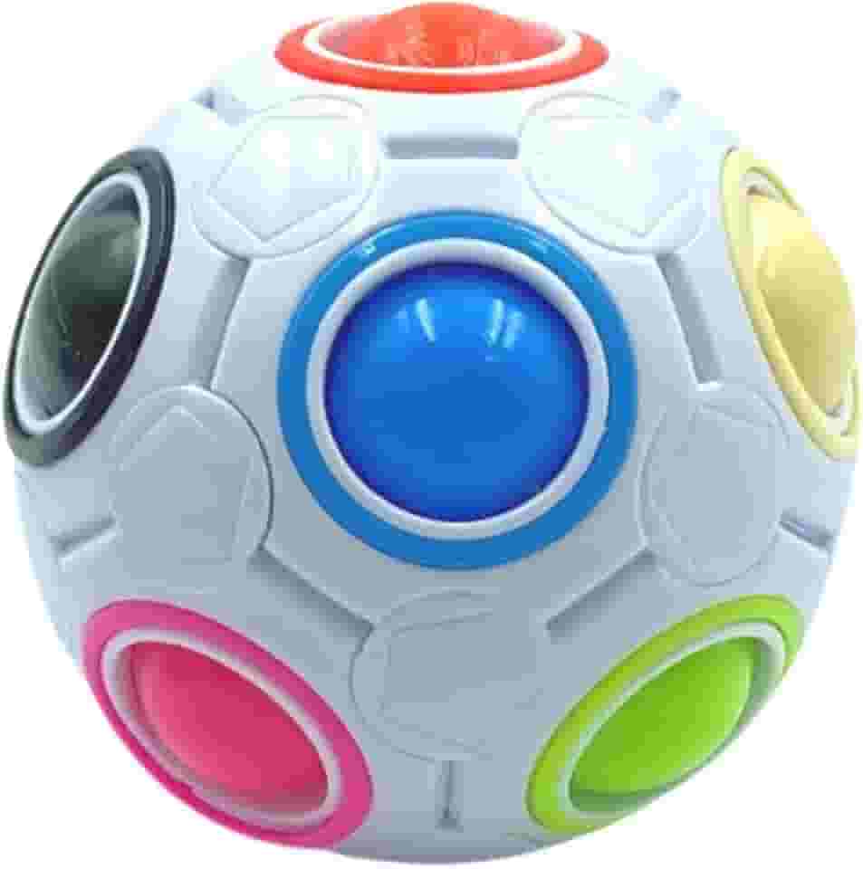 Bola Magica Fidget Toy Bolinha Anti Estresse Autismo Desenvolvimento (Branco)