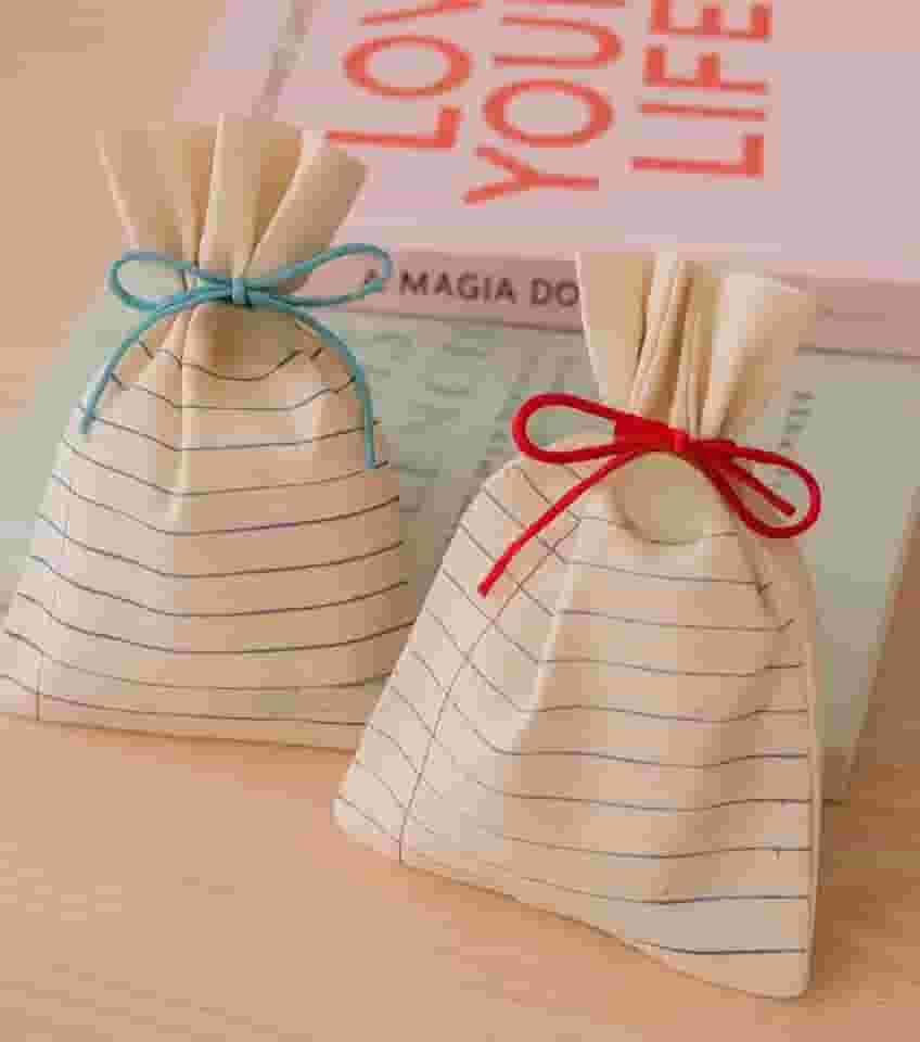 Saquinhos de Algodão Cru para Lembrancinhas, 10 Unidades, 10 x 15 cm, Branco Natural