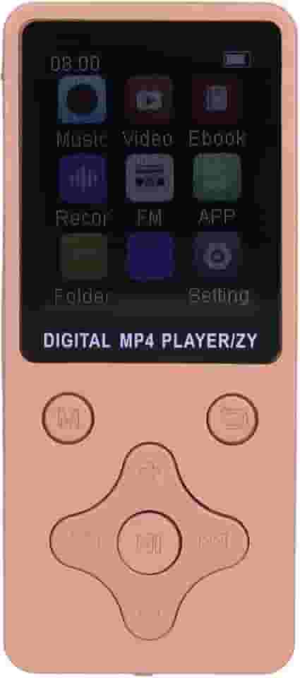 Leitor de MP3 de 64 GB, Leitor de MP3 Portátil de Som HiFi Sem Perdas Com Memória de 64 GB, Leitor de Música Bluetooth Com Tela LCD de 1,8 Polegadas Com Rádio FM e Função de