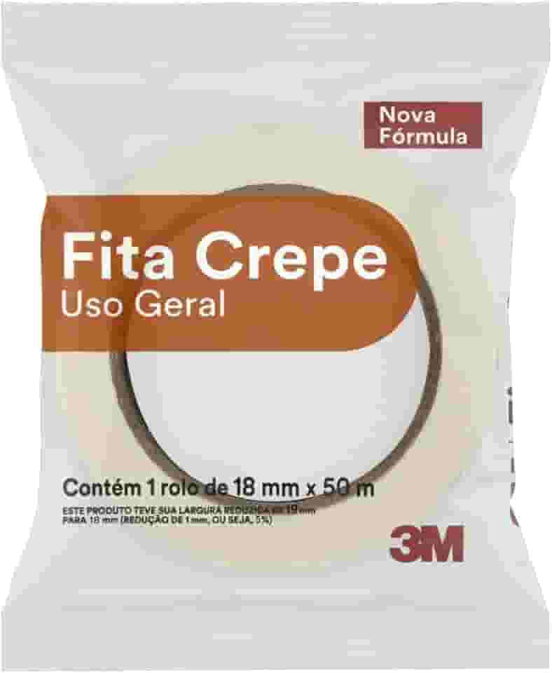 3M, Fita Crepe, 19mm X 50m, 1 unidade
