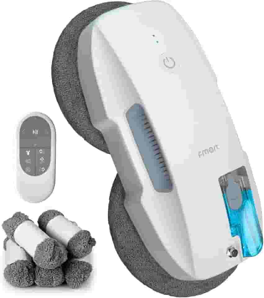 Robô de Limpeza de Janelas FMART T9 Pro, Pulverização Inteligente com Atomização Ultrassônica, 3800PA, Planejamento Inteligente de Rotas com IA, Tecnologia de Detecção de Bordas, Controle Remoto