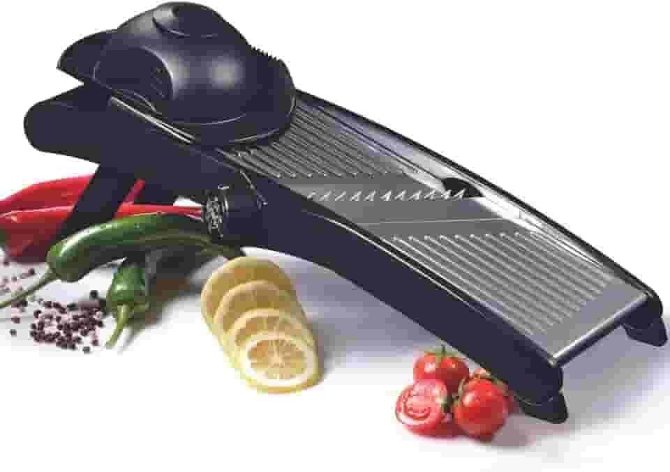Mandoline Aço Inox, Gedex ECO-722, Preto