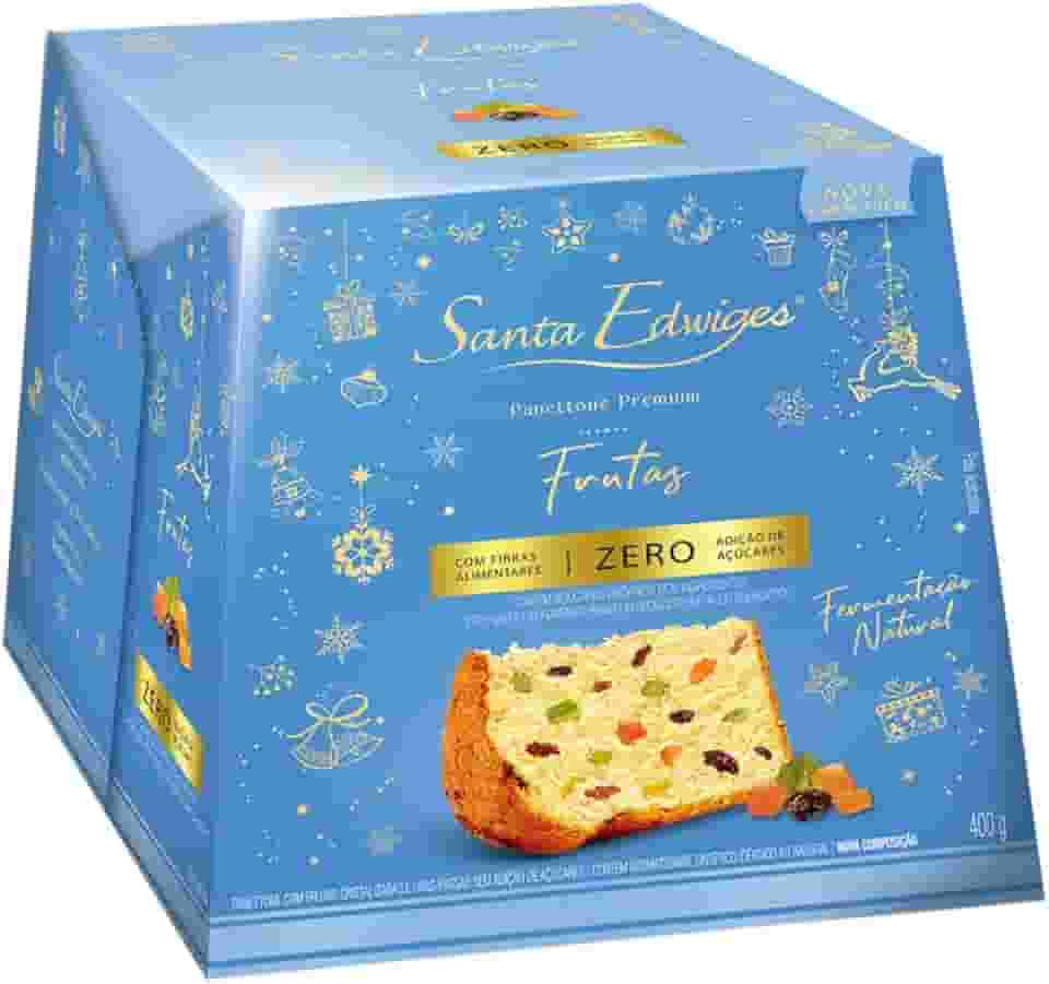 Panettone Frutas Zero Açúcar Santa Edwiges 400g