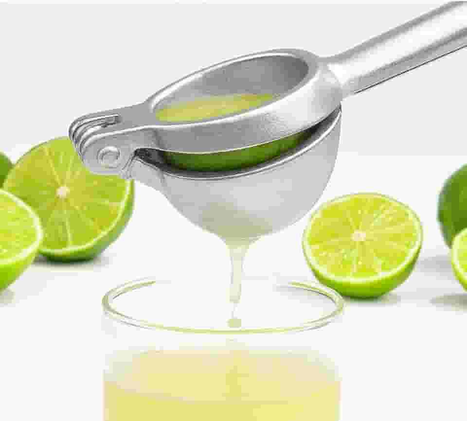 Espremedor Manual de Limão e Laranja Inox Pratico Drinks Bebidas