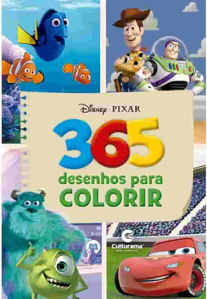 365 desenhos para colorir Disney Pixar