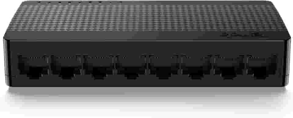 Tenda SG108, switch Gigabit de 8 portas, switch Ethernet doméstico não gerenciado, divisor Ethernet de escritório, Plug & Play, capa de plástico, suporte para desktop/parede, silencioso sem ventilador