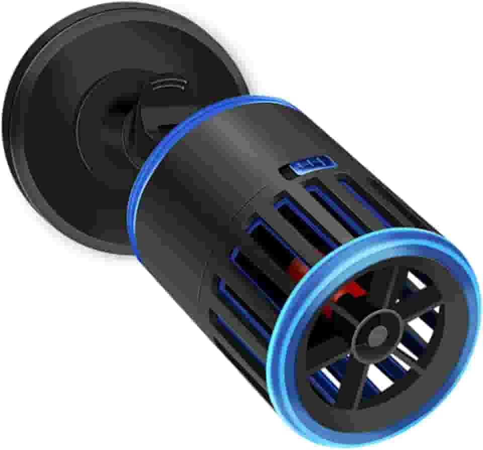 UPETTOOLS Wave Maker para aquário de 20-40 galões, bomba de circulação ultra silenciosa de 800 GPH, potência ajustável de 360° com forte sucção para aquário de água doce e salgada (3W)