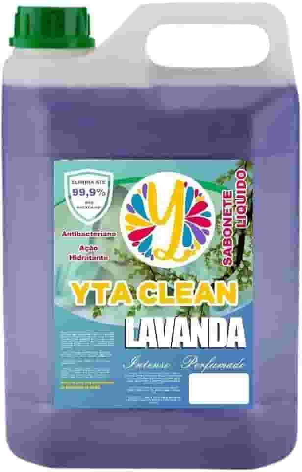 Sabonete Líquido LAVANDA Perfumado YTA CLEAN Perfumado, Ação Hidratante e Bactericida 5 Litros