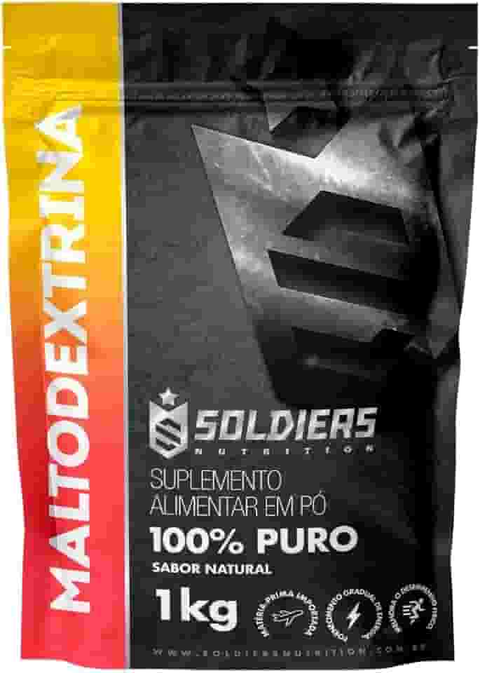 Maltodextrina 1Kg - 100% Puro Importado - Soldiers Nutrition