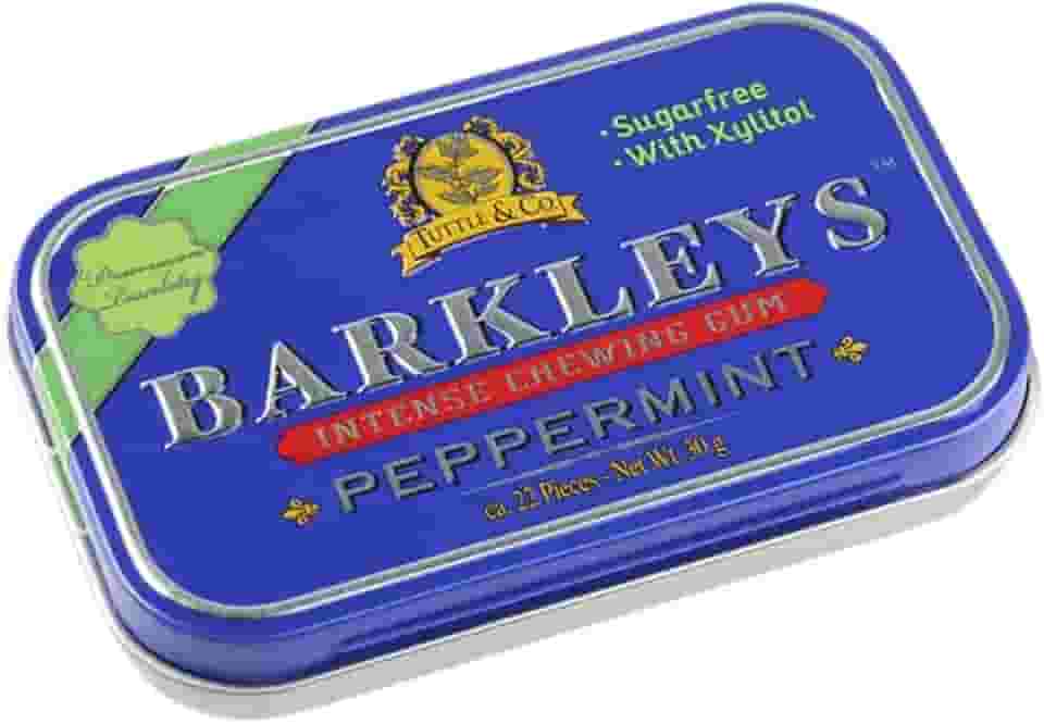 Chiclete Barkleys Chewing Gum Peppermint Menta 30 Gr