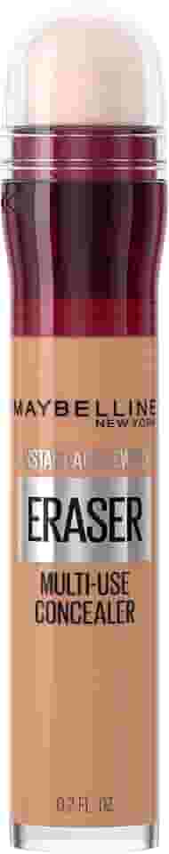 Maybelline NY Instant Age Rewind Corretivo Líquido, Multiuso que Corrige Olheiras e Linhas Finas, Contorna e Ilumina, Alta Cobertura e Fórmula Vegana, Cor 130 Medium, 6ml