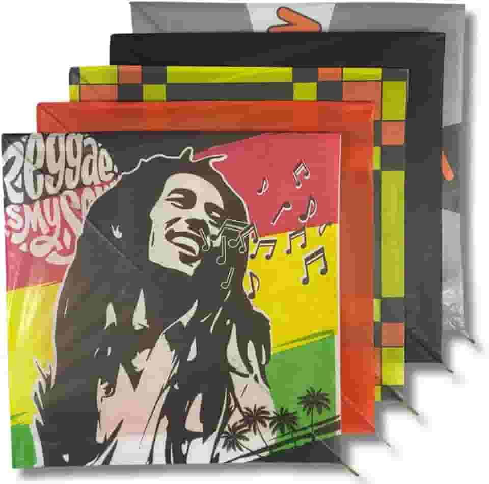 Kit Pipa Pacote 25 Raias Médias Estampas Mistas 40x40cm Bambu X Fibra