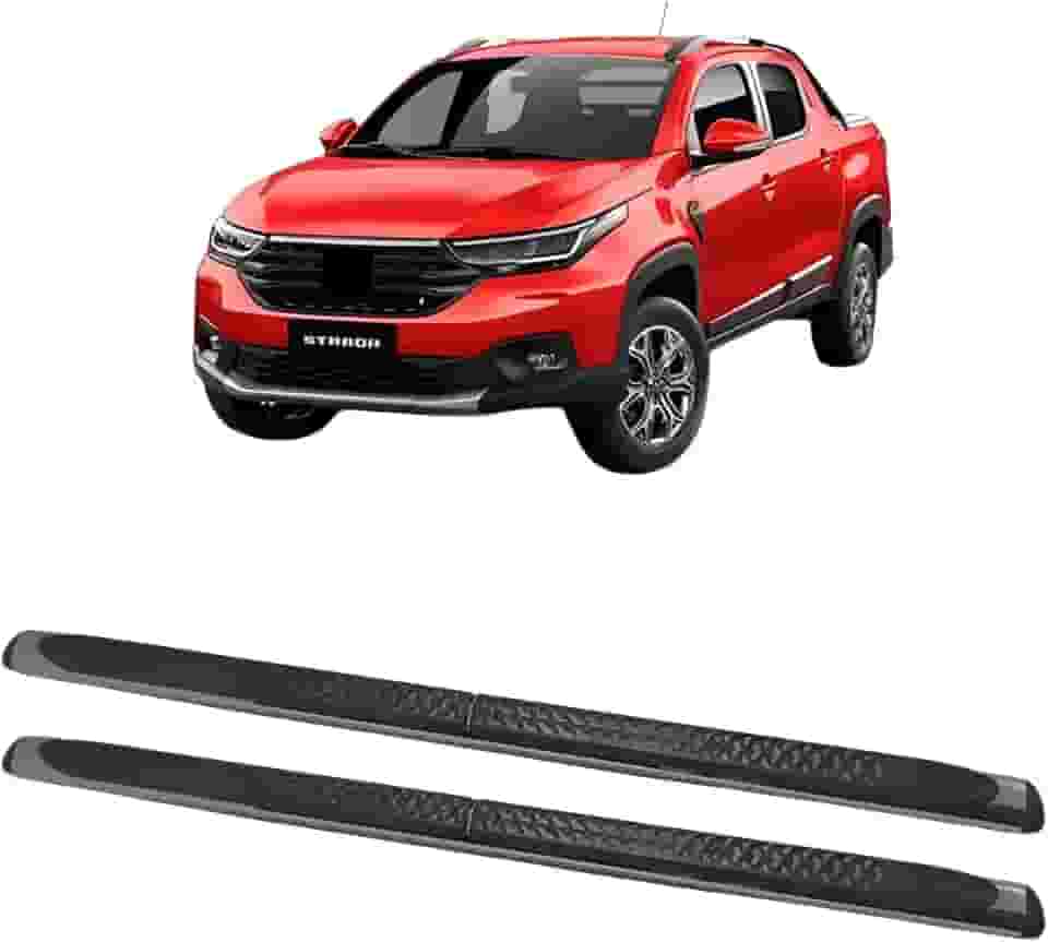 Estribo Oblongo Original Para Nova Strada 2022-2024 Preto Acabamento Premium