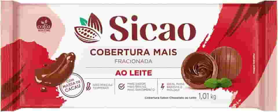 Cobertura sabor Chocolate Ao Leite Fracionado Sicao 1KG