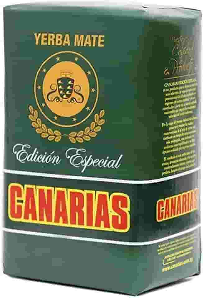 Erva-Mate Edição Especial Canarias 500G, Erva Mate Especial Padrão Uruguaio Para Chimarrão, Verde, Excelência Com Toque De Sofisticação, Seleção Minuciosa Das Folhas Repousadas, Tradição Sustentável